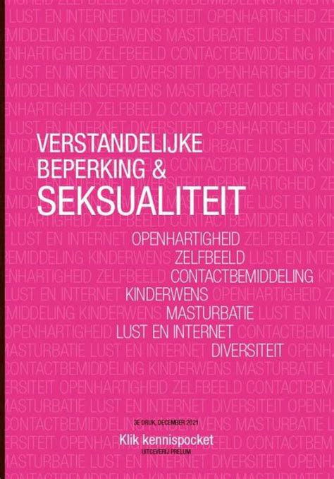 Verstandelijke Beperking And Seksualiteit Tjitske Gijzen Boek