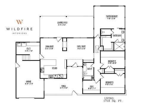 Plan Mk Mid Century Modern House Plan With Split Bedrooms And