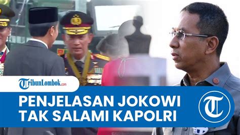 Pihak Istana Buka Suara Soal Video Viral Jokowi Tak Salami Kapolri