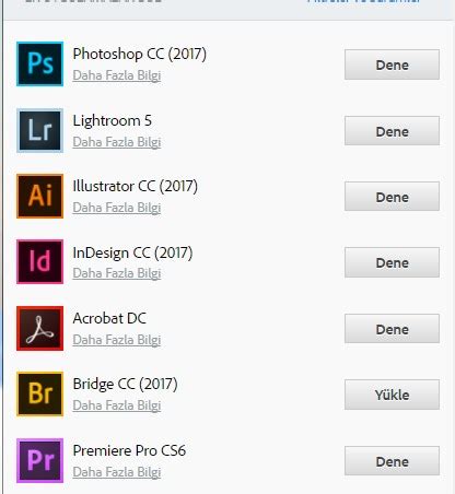 Adobe Creative Cloud Ndir T M Adobe R Nlerini Cretsiz Ndirin