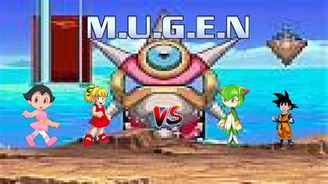 Mugen Uran Astro Boy And Roll Mega Man Vs Cosmo The Seedrian