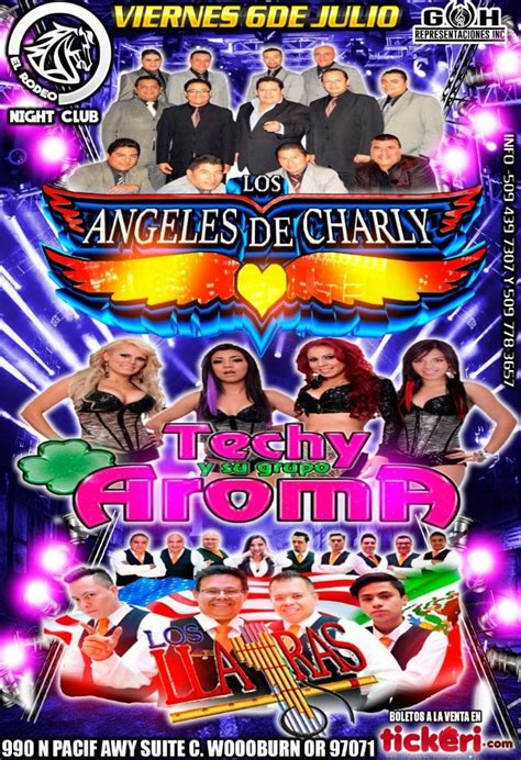 Los Angeles De Charly Techy Y Su Grupo Aroma En Woodburn OR Tickets