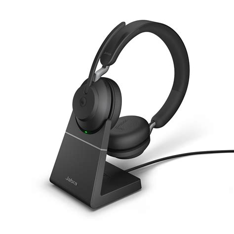 Jabra Evolve Wireless Headset Link A Ms Stereo Stand Black