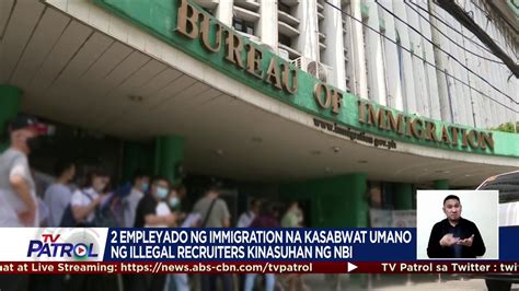 Tv Patrol On Twitter Kinasuhan Ng Nbi Ang 2 Empleyado Ng Bureau Of