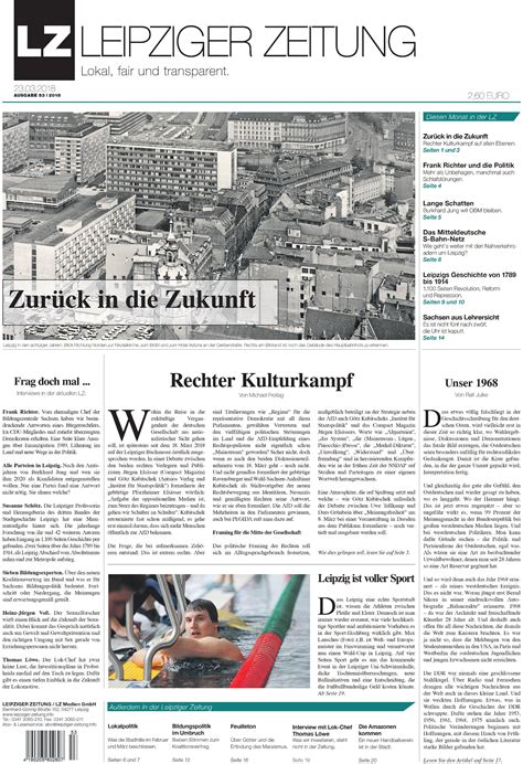 neue Leipziger Zeitung Nr 53 beschäftigt sich mit Kulturkämpfen