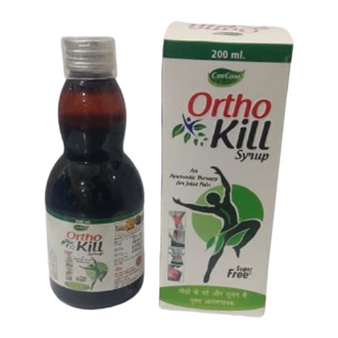 Carecone Ortho Kill Ayurvedic Joint Pain Syrup Packaging Size Ml