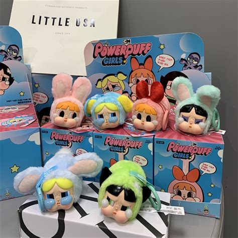 Secret Pop Mart Crybaby Powerpuff Girls Series Vinyl Face Plush