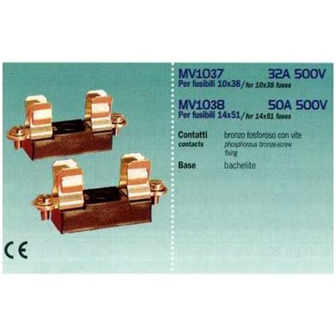 C S Elettronica Elettronica Fissaggio A Vite Mv Portafusibile