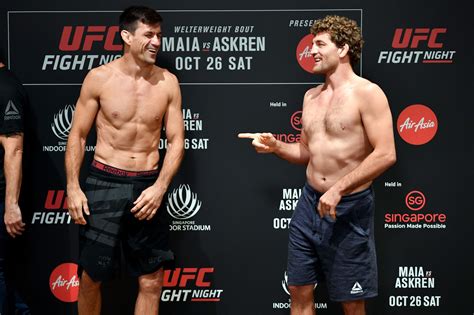 Ufc Singapore Live Blog Demian Maia Vs Ben Askren Mma Fighting