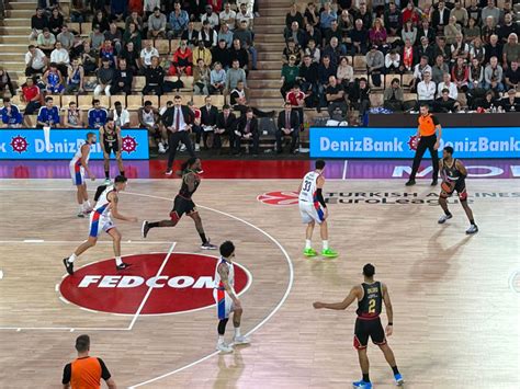 AS Monaco Narrowly Misses Victory In EuroLeague Clash With Anadolu Efes