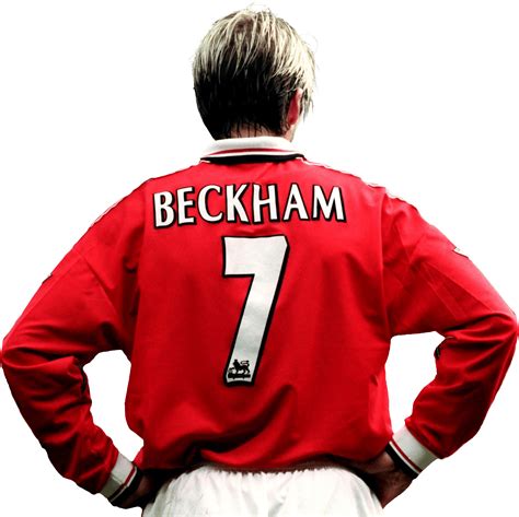 David Beckham Manchester United football render - FootyRenders