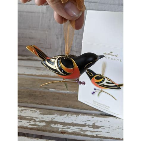 Hallmark Baltimore Oriole Beauty Of Birds Ornament Xmas Etsy