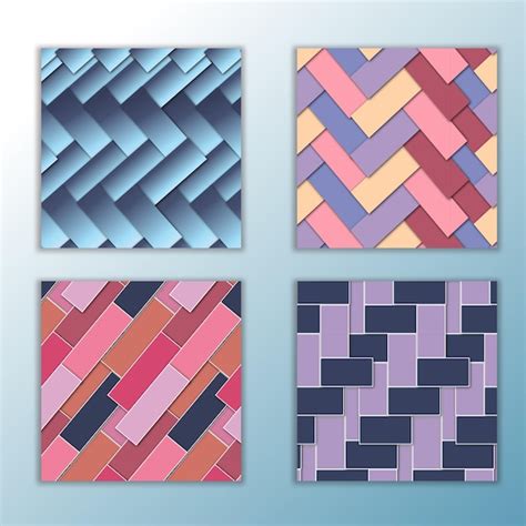 Premium Vector | Common subway tile pattern colorful background