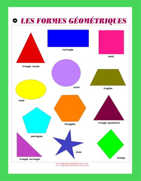 Les Formes Geometriques Maternelle