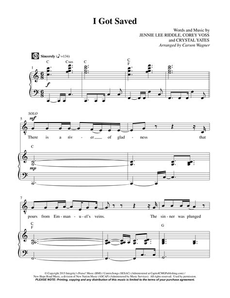 I Got Saved Choral Anthem Satb Octavo Sheet Music Pdf Prestonwood Worship Prestonwood Choir