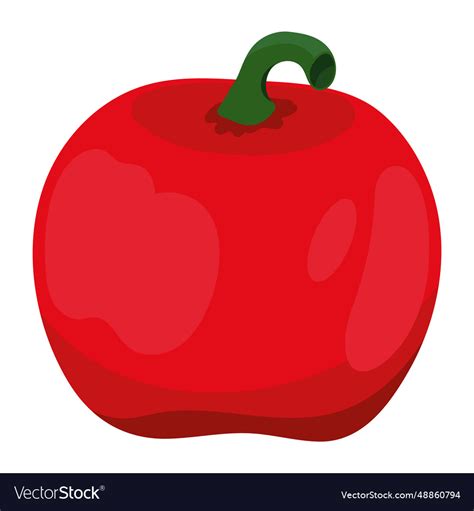 Apple fruit Royalty Free Vector Image - VectorStock