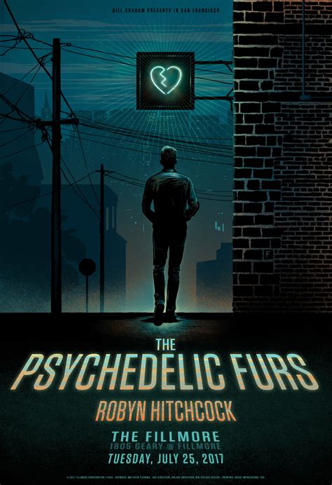 The Psychedelic Furs Poster By Matthew Fleming On Dribbble