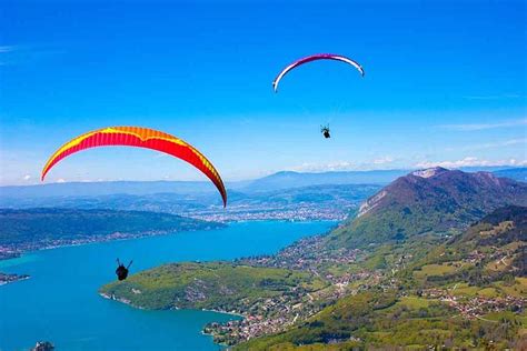 2023 Sensation Paragliding Flight Over The Magnificent Lake Annecy