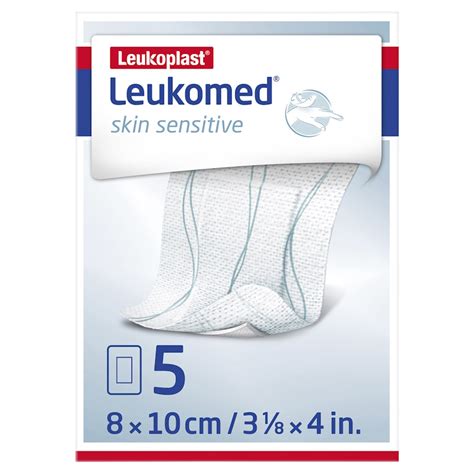 LEUKOPLAST Leukomed Skin Sensitive 8 X 10cm 5 Pack Choice Pharmacy