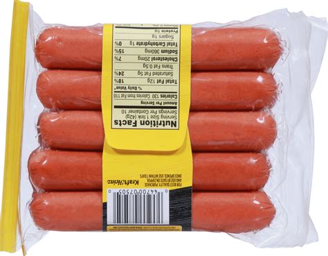 Oscar Mayer Franks Beef Classic Planogram Back