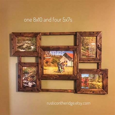 Barnwood Frame Collage Picture Frame Collage Rustic Decor Western Decor Country Decor Lodge