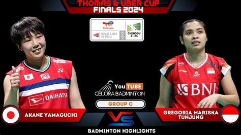 Macth Super Panas Akane Yamaguchi Vs Gregoria Tunjung Uber Cup