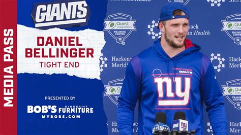 Daniel Bellinger It S A Learning Process New York Giants YouTube