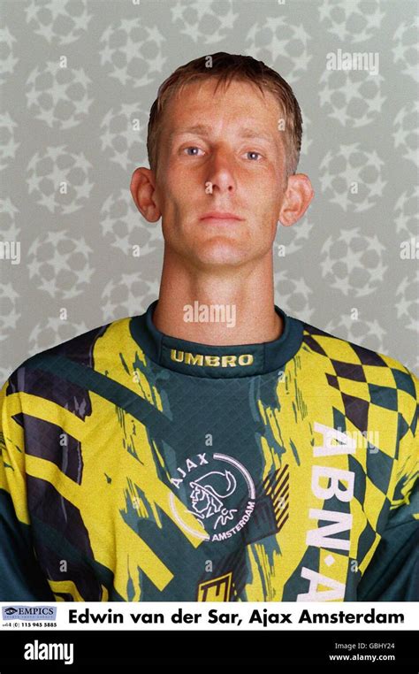 UEFA Champions League 1995/96 .... Edwin van der Sar, Ajax Amsterdam Stock Photo - Alamy