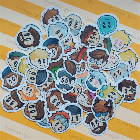 Hermitcraft SMP Stickers - Etsy