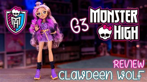 New Monster High G Clawdeen Wolf Doll Review Youtube