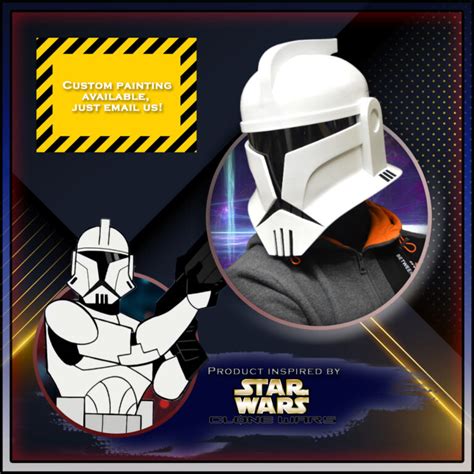 Clone Trooper Phase Helmet Star Wars Clone Wars Crfactory