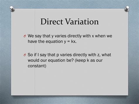 Ppt Direct Variation Powerpoint Presentation Free Download Id 2464515