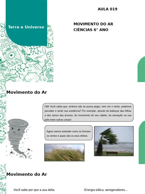 Como É Chamado O Ar Em Movimento - Aula 019 - Movimento Do Ar | PDF | Ferimento | Clima
