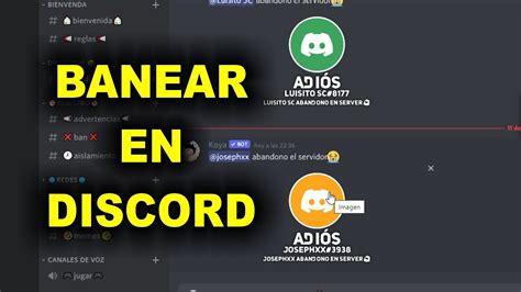 Como Banear A Alguien En Discord YouTube