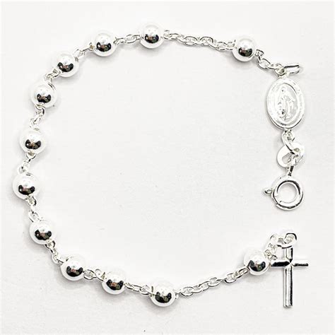 Pulsera Denario Eslab N Pelota Virgen De Los Rayos Joyas Danis Y