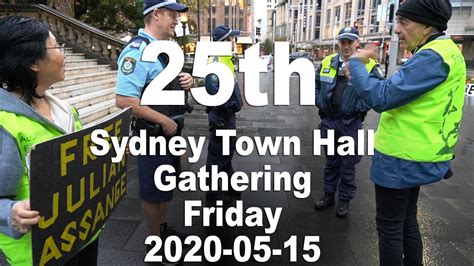 25th Sydney Town Hall Gathering In Support Of Julian Assange 2020 05