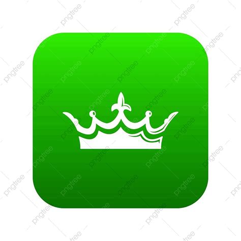 Medieval Crown Vector Hd Images Medieval Crown Icon Green Vector