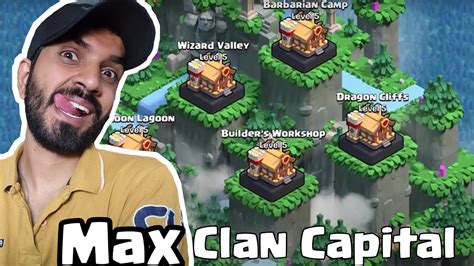 How To Max Clan Capital Fast Clash Of Clans Coc Youtube