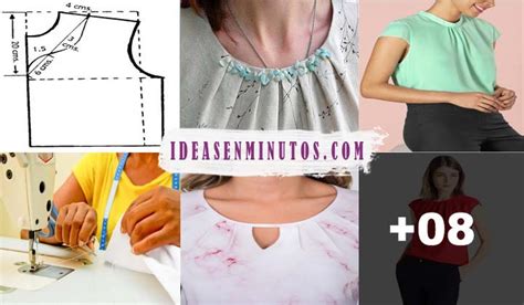 Aprende Hacer Cuello De Blusa Con Patrones Paso A Paso