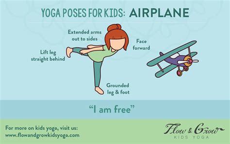 Airplane Yoga Poses For Kids Flow And Grow Kids Yoga