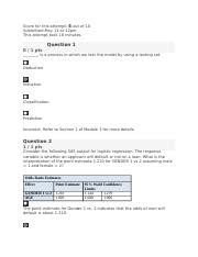 MIS450 MOD 3 QUIZ Docx Score For This Attempt 4 Out Of 10 Submitted