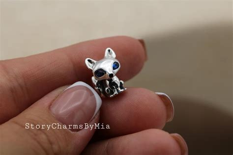 Blue Eyed Fox Charm 925 Sterling Silver Pandora Charms Etsy