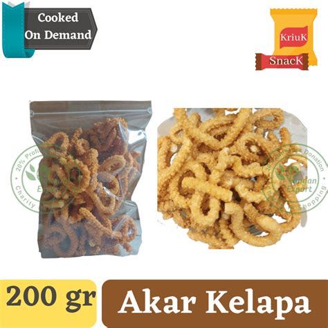 Jual Kue Akar Kelapa Khas Betawi Manis Gurih Shopee Indonesia