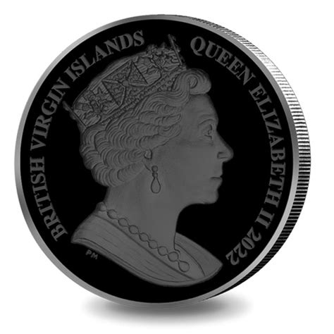 2022 Silver British Virgin Islands Pegasus Black Coins ™