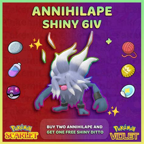 Annihilape Shiny 6iv Any Item Ready For Competitive Etsy