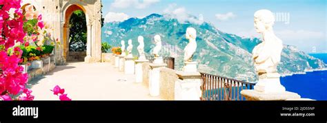 Ravello Village Amalfi Coast Of Italy Stock Photo Alamy