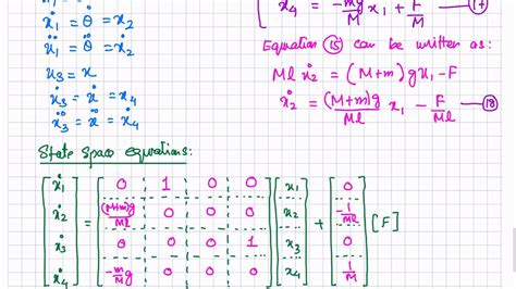 15 State Space Model Of The Inverted Pendulum YouTube