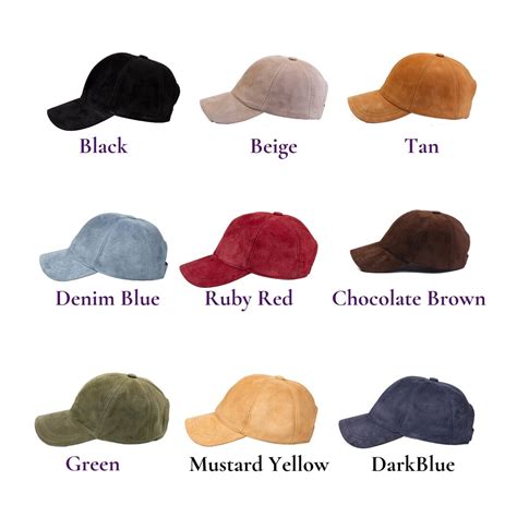 Suede Leather Baseball Cap Hatsquare Baseball Cap Man Leather