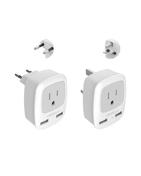 Tessan All European Travel Plug Adapter Kit International Power Outle