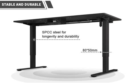 Jummico X Cm Electric Standing Desk With Usb Charging Sedentary